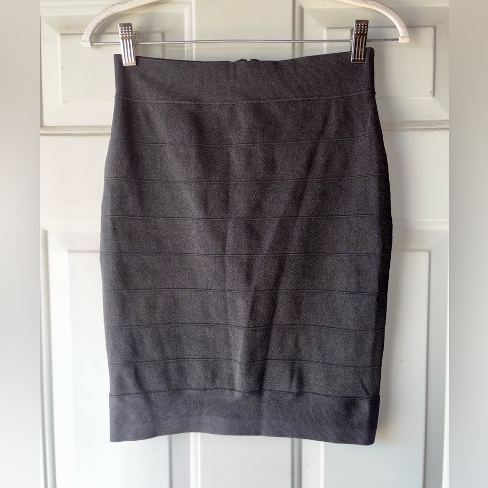 Kardashian Kollection black bandage skirt size M